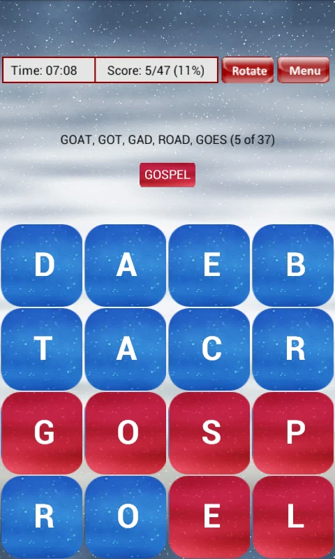 Bible Word Scramble screenshot