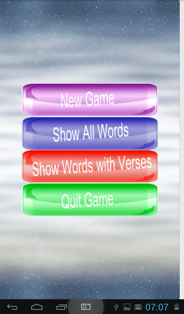 Bible Word Scramble screenshot
